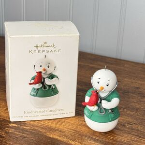 Hallmark Keepsake Ornament 2011 KINDHEARTED CAREGIVERS Snowman Healthcare